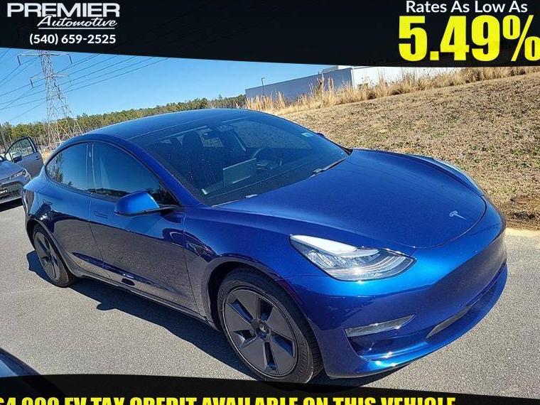 TESLA MODEL 3 2021 5YJ3E1EA6MF854648 image